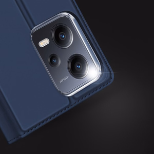 Dux Ducis Skin Pro dėklas Xiaomi Redmi Note 12 Pro / Poco X5 Pro 5G Flip kortelių piniginė stovas auksinė