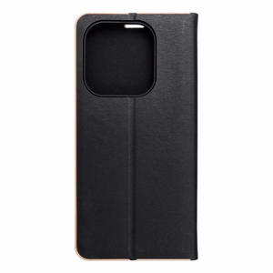 LUNA Knyga Auksinė Xiaomi Redmi Note 14 4G (GLOBAL - 164,84mm x 78,15mm x 8,16mm) juoda