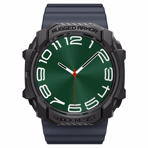 Spigen Rugged Armor dėklas Samsung Galaxy Watch Ultra (47mm) - matinė juoda