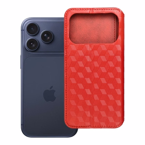 Чехол-книжка iPhone 17 / 18 Cubic Book красный