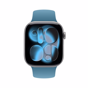 Ремешок Crong Liquid для Apple Watch 44 / 45 / 46 / 49 мм, тёмно-синий