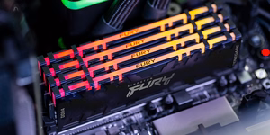 Kingston Technology FURY 16GB 3200MT/s DDR4 CL16 DIMM (2 vnt. rinkinys) Renegade RGB