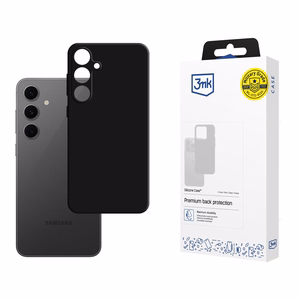 3mk silikoninis dėklas telefonui Samsung Galaxy S24 FE - juodas