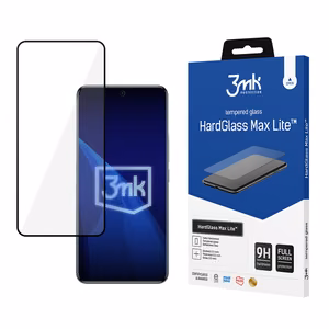3mk HardGlass Max Lite чёрный — защита экрана телефона для Redmi Note 15 4G/5G