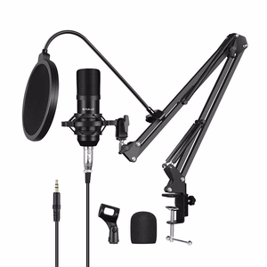 Puluz PU612B studijinis transliacijos kondensatorinis mikrofonas