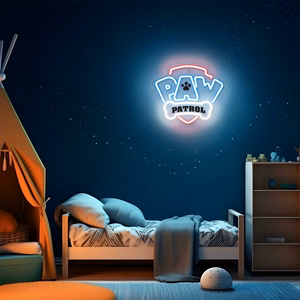 Pakabinamas Paw Patrol LED neoninis šviestuvas ant organinio stiklo – logotipas OW-130146