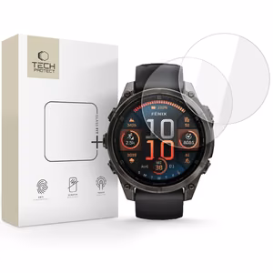 Tech-Protect Glass Fit+ закалённое стекло 2 шт. для Garmin Fenix 8 47mm - прозрачное