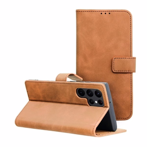 Чехол-книжка для Samsung S22 ULTRA Tender Book коричневый