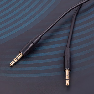 Maxlife kabelis su 3,5 mm audio kištuku – 3,5 mm kištukas 1 m juodas