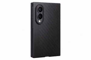 Магнитный чехол из арамидного волокна Samsung Galaxy Z Fold8 с 2 антибликовыми плёнками, чёрный