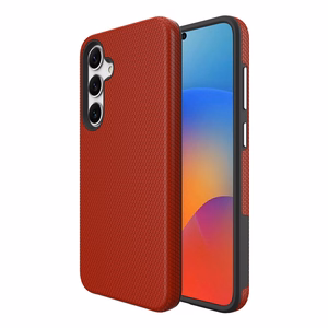 Dėklas Perfectionists Triangle Case Samsung S926 S24 Plus/S936 S25 Plus raudonas
