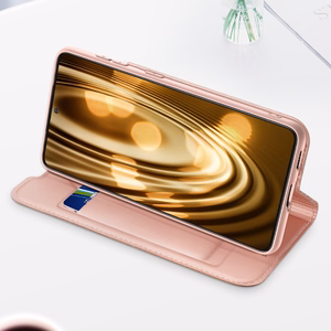 Dux Ducis Skin Pro dėklas atverčiamas dėklas Samsung Galaxy S22 + (S22 Plus) auksinis
