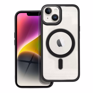 Dėklas Color Edge Mag Cover (MagSafe) skirtas iPhone 14 juodas
