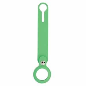 Silicone loop for Airtag green