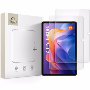 Tech-Protect Glass Fit+ rinkinys (2 vnt.) temperuotas stiklas skirtas Xiaomi Redmi Pad 2 11.0 / SE 11.0 - skaidrus