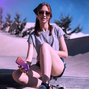 3mk Rainbow Privacy Закалённое стекло для Apple iPhone 16 Pro Max