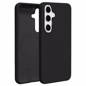 Etteri силиконовый Mag чехол для Samsung Galaxy S26 Ultra чёрный