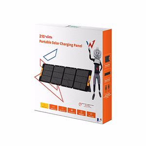 Wonder WS210 saulės modulis, 210 W, MC4 išvestis, juodas