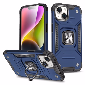 Wozinsky Ring Armor dėklas iPhone 15 Plus telefonui - mėlynas