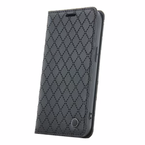 Smart Caro dėklas telefonui Samsung Galaxy A40 juodas