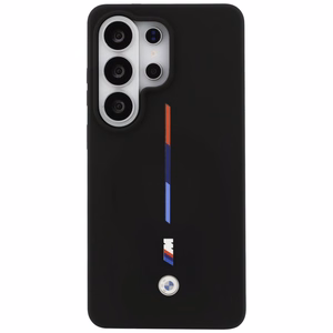 BMW M Silicone Tricolor Line MagSafe чехол для Samsung Galaxy S26 Ultra — чёрный