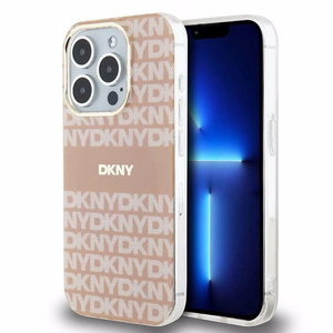 DKNY IML Mono & Stripe MagSafe dėklas iPhone 13 Pro Max - rožinis (m)