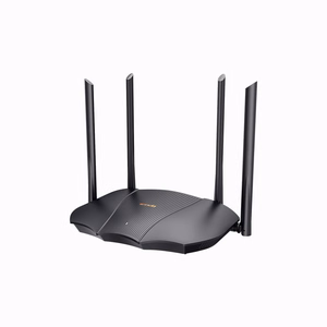 Tenda TX9 PRO belaidis maršrutizatorius Gigabitinis eternetas Dviguba juosta (2,4 GHz / 5 GHz) Juoda
