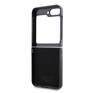 BMW Carbon Blue Line dėklas telefonui Samsung Galaxy Z Flip 6 - juodas