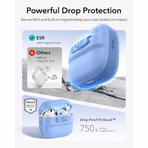 ESR Pulse HaloLock MagSafe Case for Apple AirPods 4 / 5 - light blue