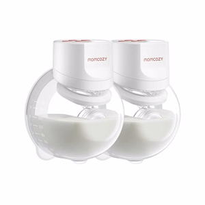 Momcozy S12 PRO+ Dvigubas elektroninis pientraukis Baltas
