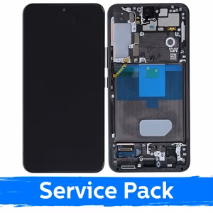 LCD ekranas suderinamas su Samsung S901 S22 su rėmeliu / Phantom Black (Graphite) / (Service Pack)