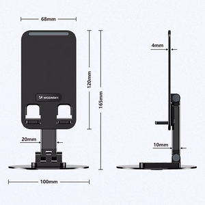 "Wozinsky" WPT-K393 stabilus telefono ir planšetinio kompiuterio stovas - juodas