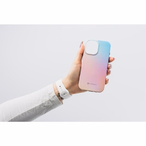 FORCELL F-PROTECT Mirage, militarinio kritimo testuotas dėklas telefonui, MagSafe suderinamas IPHONE 15 PRO rožinis mėlynas