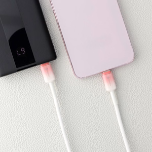 Кабель USB C to USB C Forcell F-Energy QC4.0 PD 3A 60W Gradient 1 m C354 белый