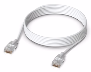 Ubiquiti UACC-Cable-Patch-EL-3M-W tinklo kabelis skaidrus, baltas Cat6