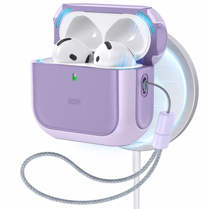 ESR Orbit Halolock Magnetinis dėklas Apple AirPods 4 - violetinis