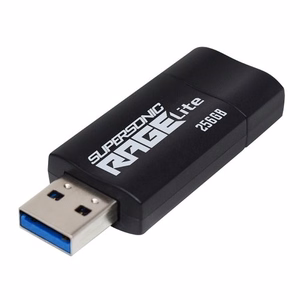 USB atmintinė PATRIOT Rage Lite 1TB 120 MB/S USB 3.2 ištraukiamas juodas (PEF1TBRLB32U)