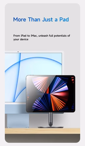 "Benks" stalinis laikiklis planšetiniam kompiuteriui L43 Infinity Pro magnetinis tamsiai pilkas