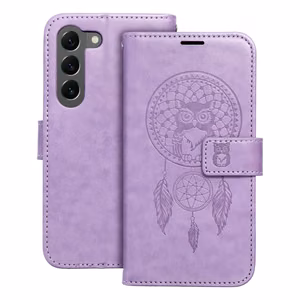 Флип-чехол Samsung S23 Mezzo Book dreamcatcher фиолетовый