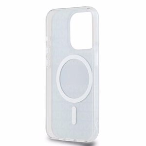 DKNY IML Mono & Stripe MagSafe dėklas iPhone 13 Pro Max - juodas (m)