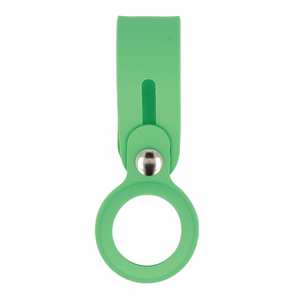 Silicone loop for Airtag green