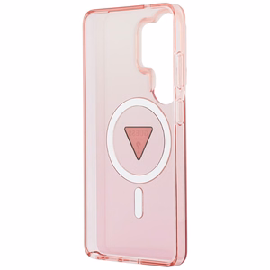 Guess чехол IML Gradient Triangle MagSafe для Samsung Galaxy S26 Ultra розовый