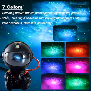 Светодиодный 3D проектор галактики и звёзд Reach Mini Astronaut чёрный
