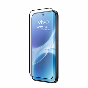 Crong 3D Armour Glass Lite per visą paviršių klijuojamas grūdintas apsauginis ekrano stiklas, skirtas Vivo V70 5G
