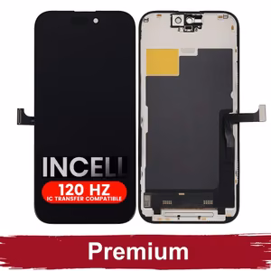 LCD Display Compatible With iPhone 15 Pro Black (120Hz / INCELL / Premium) /*Removable IC*/
