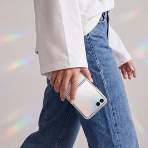 Tech-Protect FlexAir Hybrid MagSafe dėklas, skirtas Samsung Galaxy Z Flip 8 – spalva: skaidri