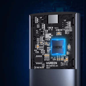 Kietojo disko korpusas Ugreen CM400 SSD M.2 NVMe 10Gb/s USB-C 3.1 Gen2 juodas