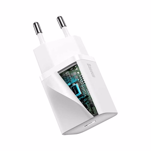 Charger Baseus Super Si 20W USB-C white CCSUP-B02