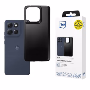 Матовый чехол 3mk Matt Case для Motorola Moto G86 Power — чёрный