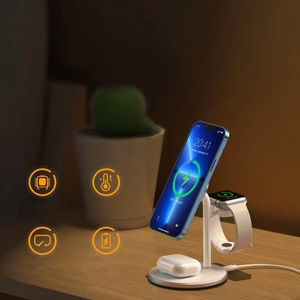 Wireless Charger Choetech "T585-F 3in1" White 15W (for iPhone / Apple Watch  / Airpods)